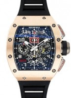 リシャール ミル - オートマティック フライバック クロノグラフ フェリペマッサ | RICHARD MILLE | RM011 | PG&TI スケルトン文字盤 自動巻き ラバー