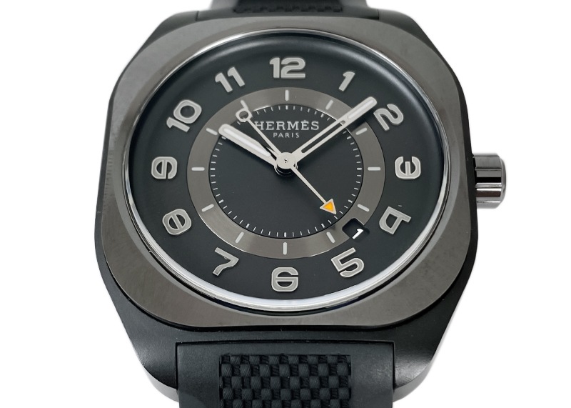 エルメス時計 エルメス - H08 | HERMES | SP1.742.332 | グラフェン 黒文字盤 自動