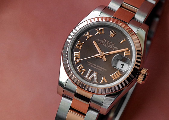 ロレックス - レディース オイスター パーペチュアル デイトジャスト 6