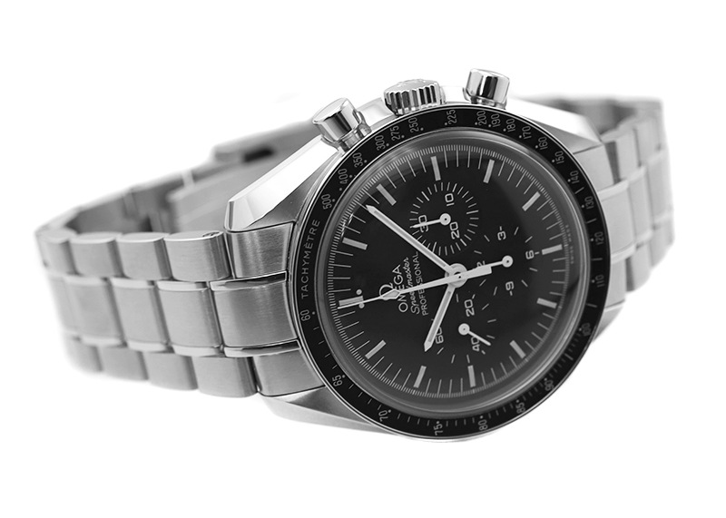 美品 オメガ 3513.5 スピードマスター 黒文字盤 SS 自動巻き 腕時計