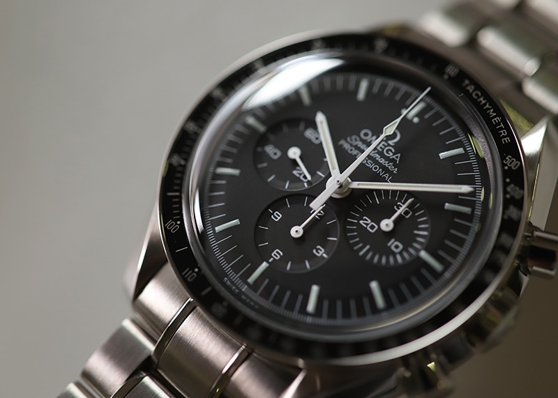 美品 オメガ 3513.5 スピードマスター 黒文字盤 SS 自動巻き 腕時計' OMEGA - OMEGA スピードマスター 自動巻き SS ブラック文字盤 3513.50