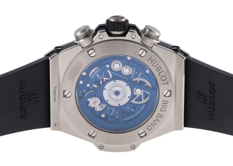 HUBLOT ウブロ ベルト ヴィンテージデニム調 ウニコ用 ウブロ - ビッグバン ウニコ | HUBLOT | 411.NX.5179.RX | TI ブルー