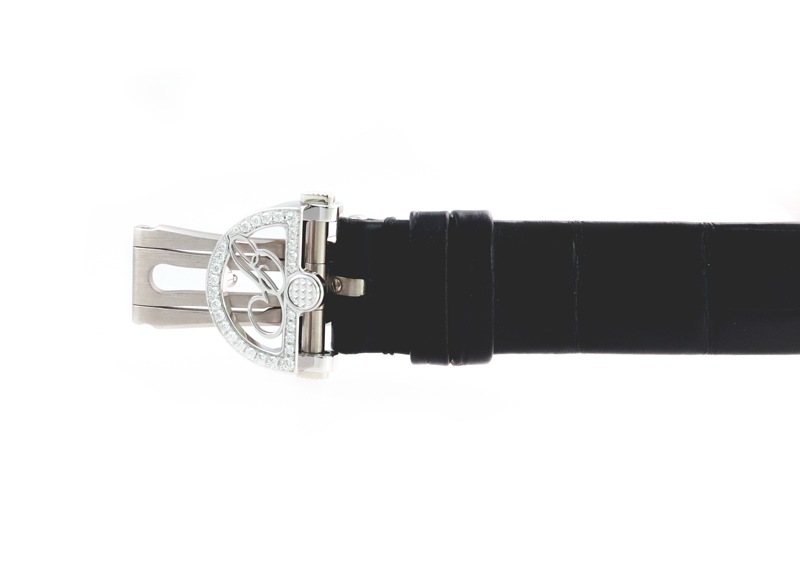 ブレコンコレクション クォーツ レディース32mm ケース カフバングルウォッチ (シルバー/ゴールド)