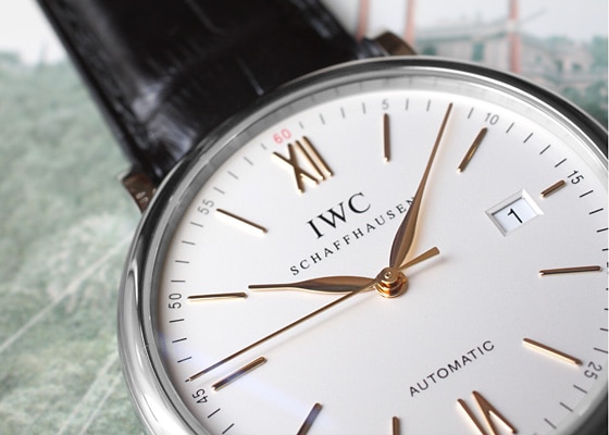 IWC ポートフィノ IW356517 SS 自動巻 シルバー文字盤 IWC ポートフィノ IW356517 シルバー文字盤 SS/革ベルト ステンレス