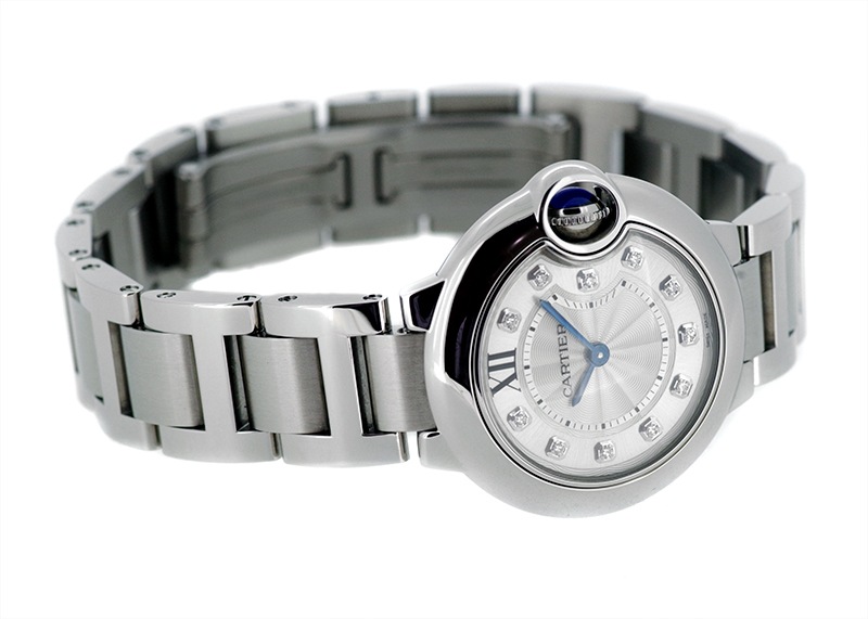 カルティエ CARTIER バロンブルー SM 11Pダイヤ WE902073 WE902073 Cartier（カルティエ） バロンブルー SM 11Pダイヤ