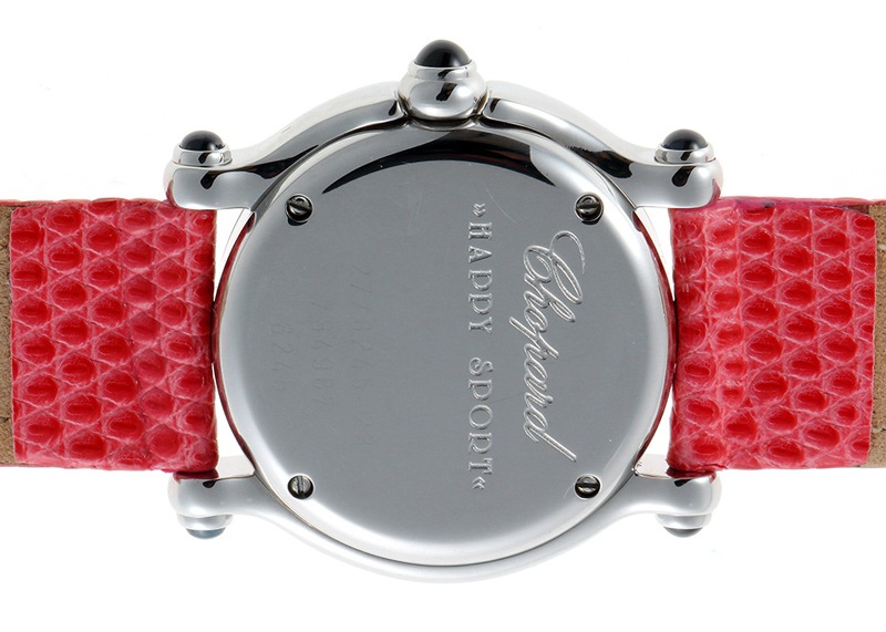 ショパール Chopard 27/8245-23 ハッピースポーツ 腕時計 ホワイト文字盤 SS 5Pダイヤ レディース【中古】 Chopard（ショパール） Chopard 27/8245 ハッピースポーツ 腕時計