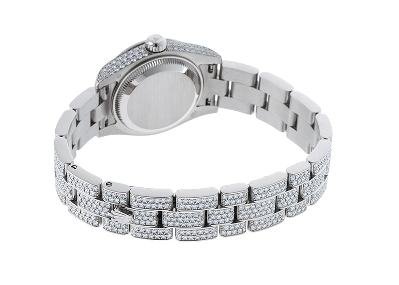 ROLEX ロレックス自動巻きオイスターパーペチュアルデイトジャスト WG/SS ロレックス - オイスター パーペチュアル デイトジャスト