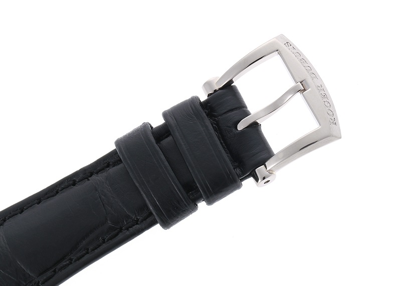 新品【ロジェデュブイ】オマージュ(HO40)用 黒クロコバンド ロジェ デュブイ（腕時計用ベルト・バンド｜腕時計用