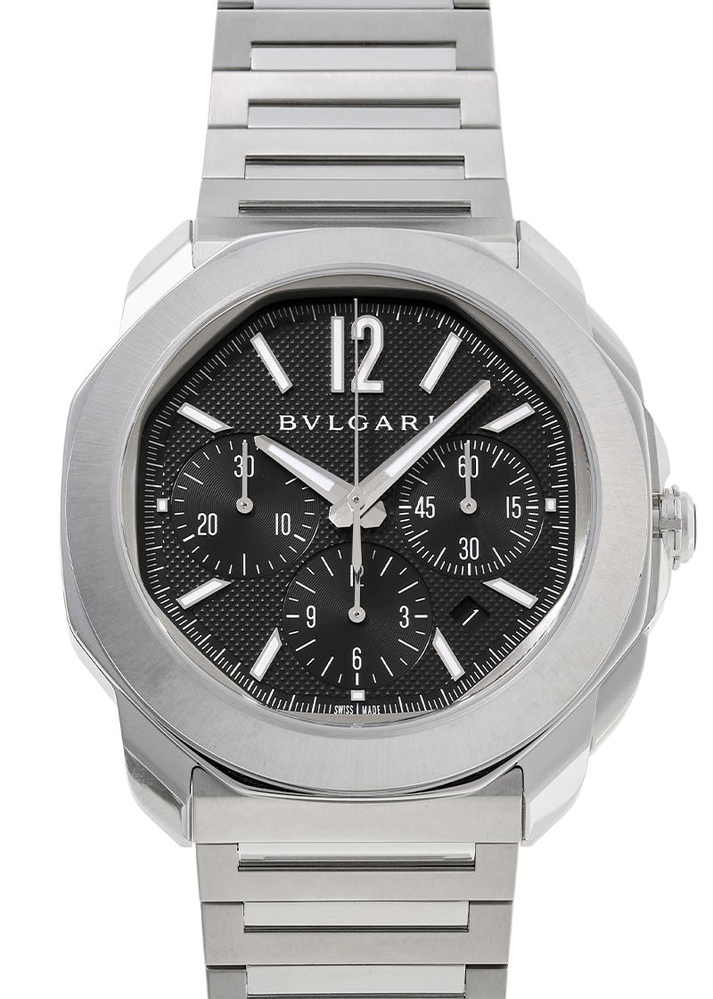 ブルガリ - オクト ローマ | BVLGARI | 103471(OC42SCH) | SS 黒文字盤
