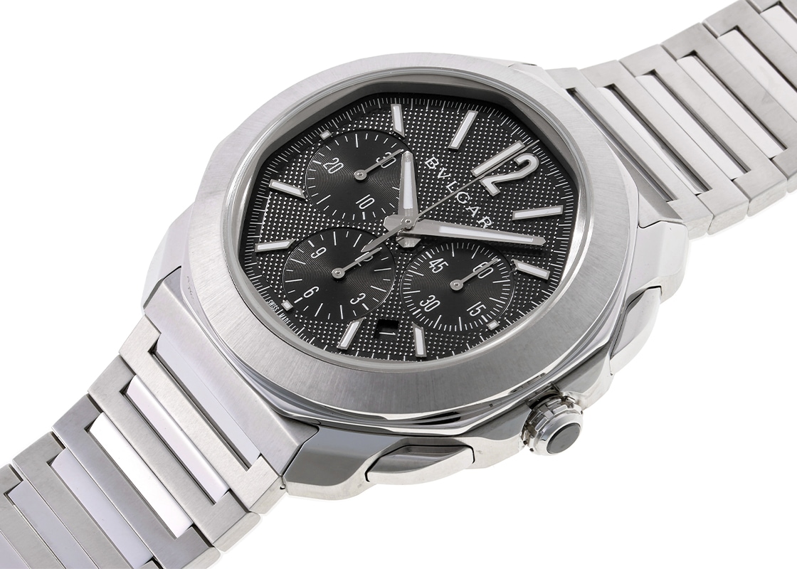 ブルガリ - オクト ローマ | BVLGARI | 103471(OC42SCH) | SS 黒文字盤