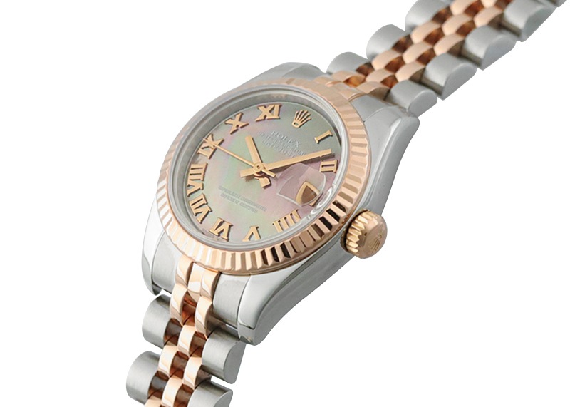 ROLEX 巡り会える Datejust 自動巻き腕時計 ブラック