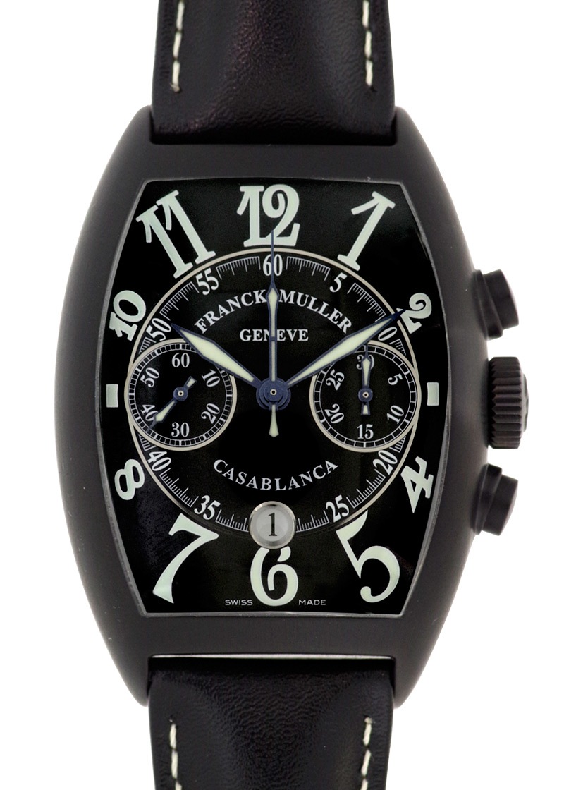 フランクミュラー 8885CCCDT NR カサブランカ ノアール SS（PVD