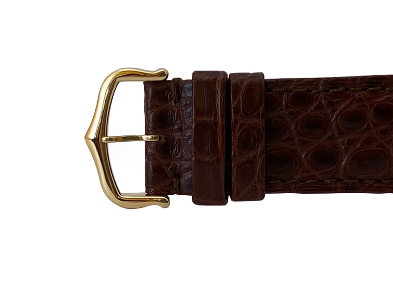 カルティエ 時計 ブラウン クロコダイル ベルト 18㍉ カルティエ 時計 ブラウン クロコダイル ベルト 18㍉ カルティエ 時計