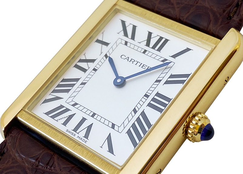カルティエ - タンクソロ | CARTIER | W5200004 | LM YG/SS シルバー 