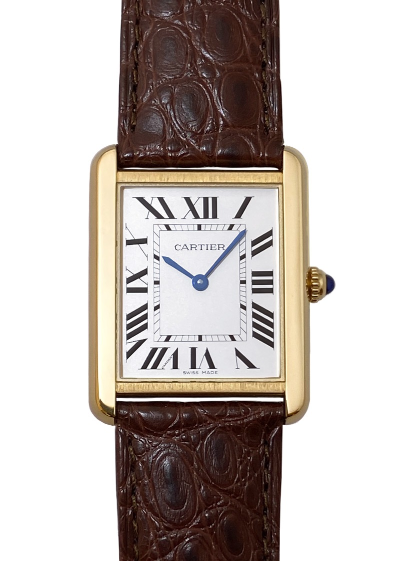 カルティエ - タンクソロ | CARTIER | W5200004 | LM YG/SS シルバー  