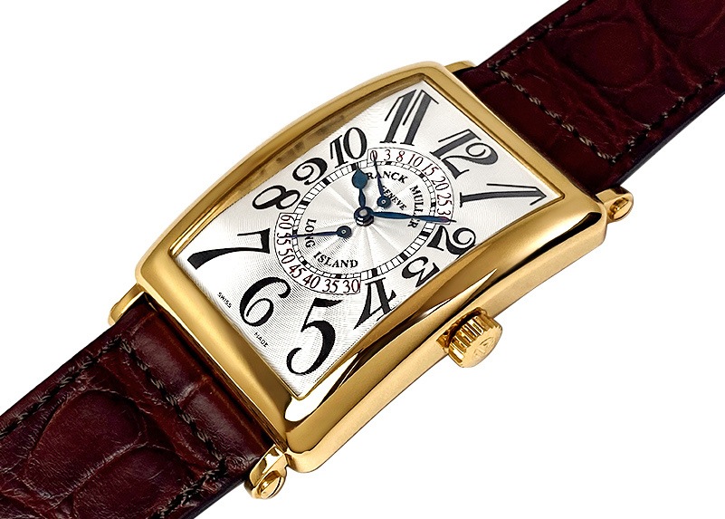 FRANCK MULLER 剥げ お箱付きフランクミュラー ロングアイランド レリーフ