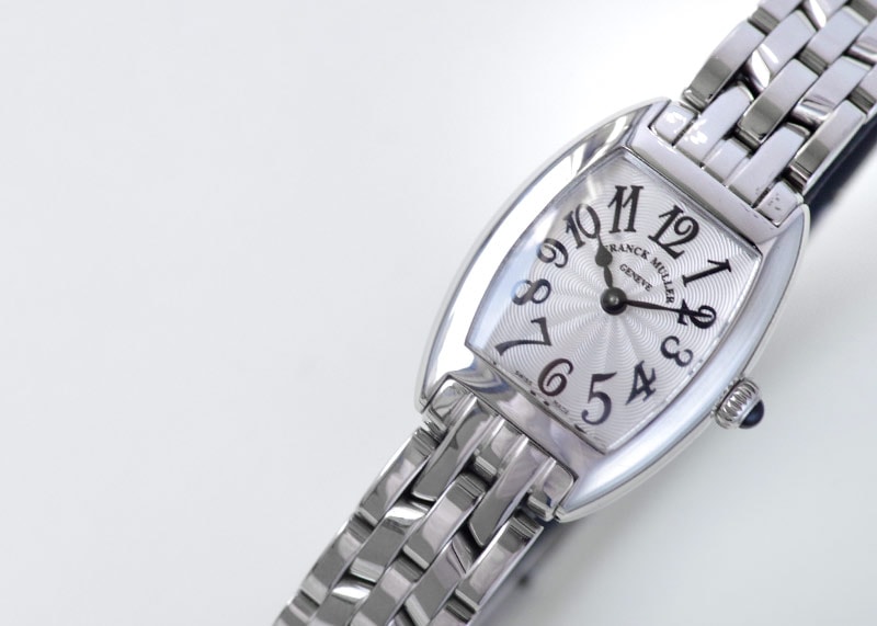 フランクミュラー トノーカーベックス プティ レディース シルバー文字盤 SS フランクミュラー トノーカーベックス プティ レディース シルバー文字