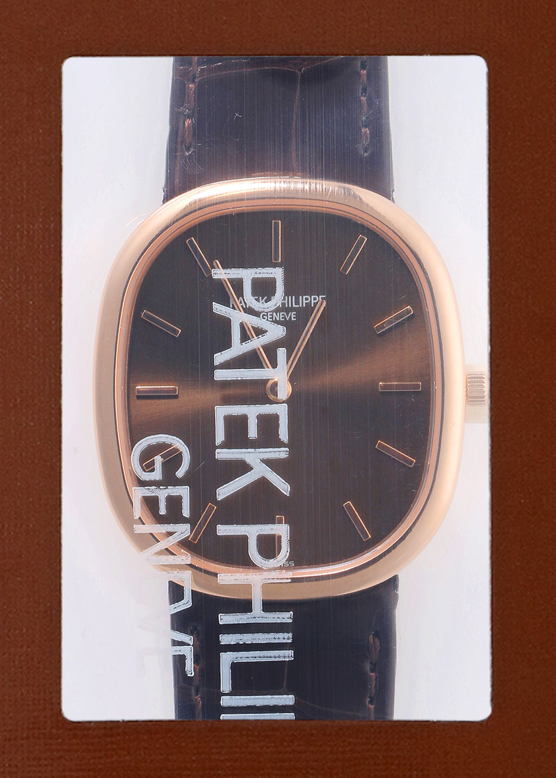 パテックフィリップ - ゴールデンエリプス | PATEK PHILIPPE | 3738/100R-001 | RG ブラウン文字盤 自動 ...
