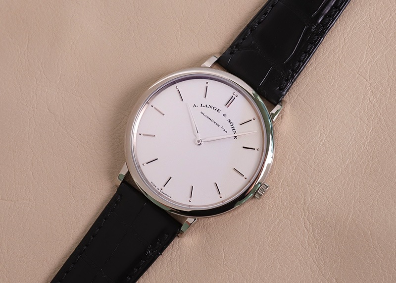 ラッカゾージア 新品)A. LANGE & SOHNE ランゲ&ゾーネ サクソニア ・フラッハ