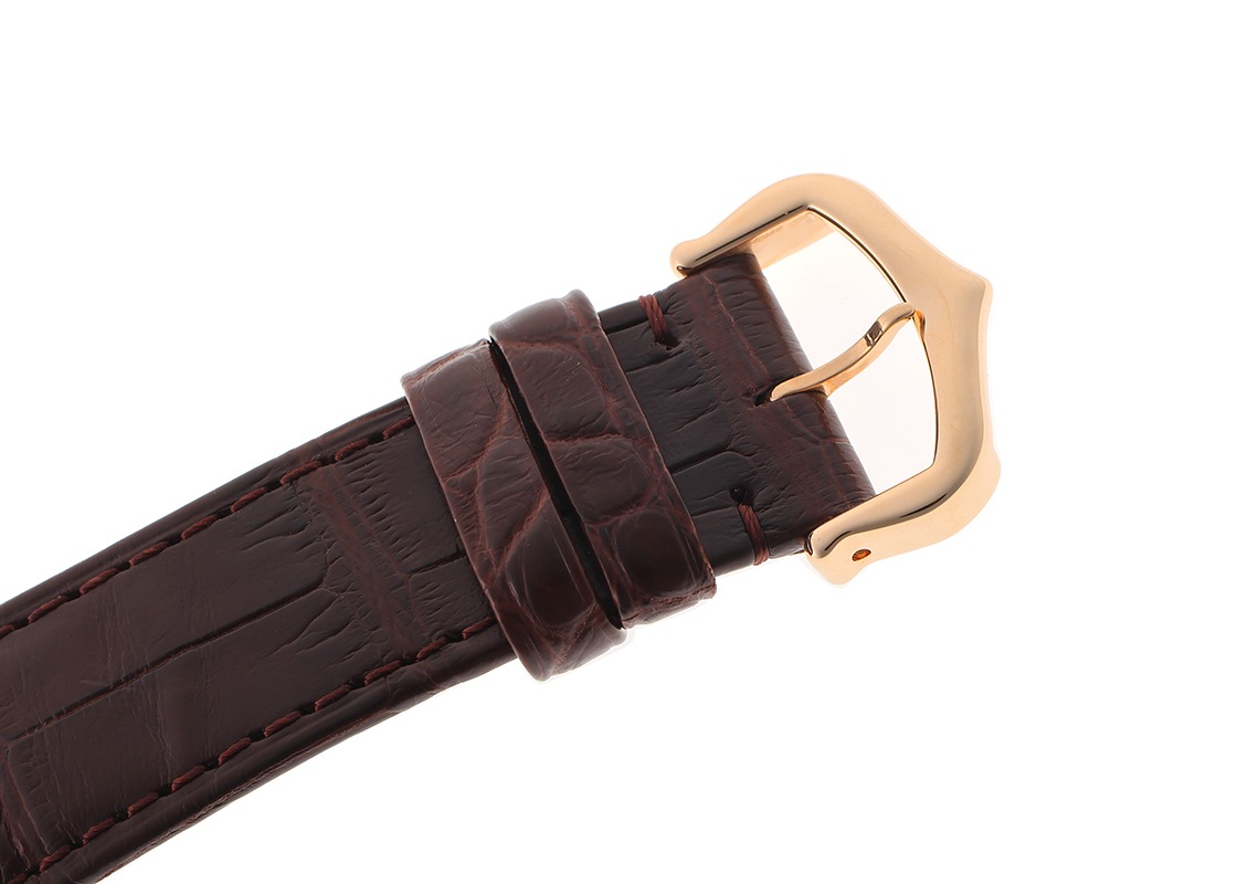 CartierタンクルイカルティエLMサイズCVD レザーベルト ブラウン カルティエ - タンク ルイ カルティエ LM | CARTIER | WGTA0011 | PG