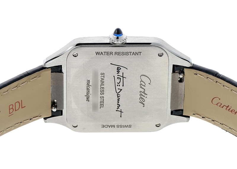 仕上げ済 Cartier カルティエ サントスデュモンLM 純正 Dバックル 18K