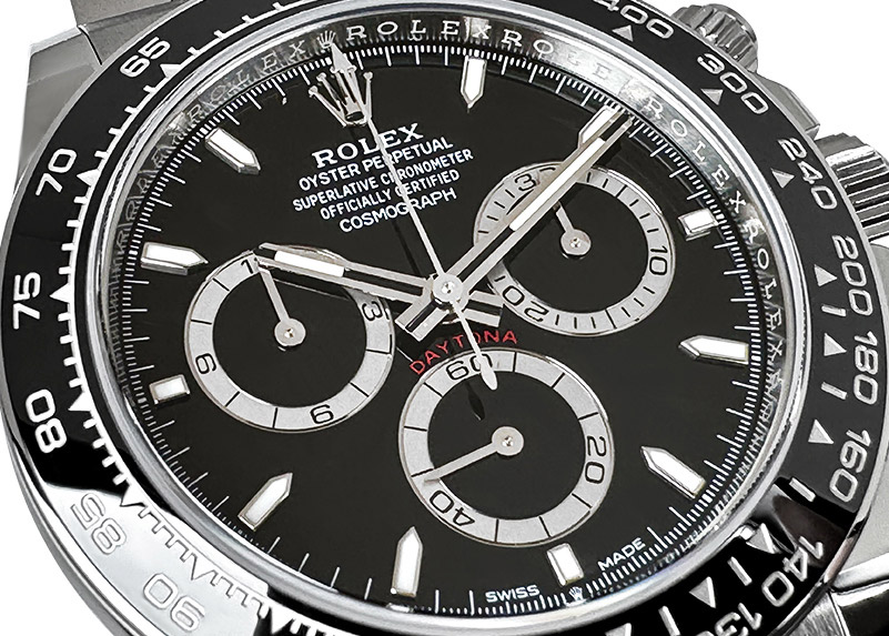販促品　未使用 ROLEX 掛け時計 デイトナ シルバー 黒 黒文字盤 う*ん様 販促品 未使用 ROLEX 掛け時計 デイトナ シルバー 黒