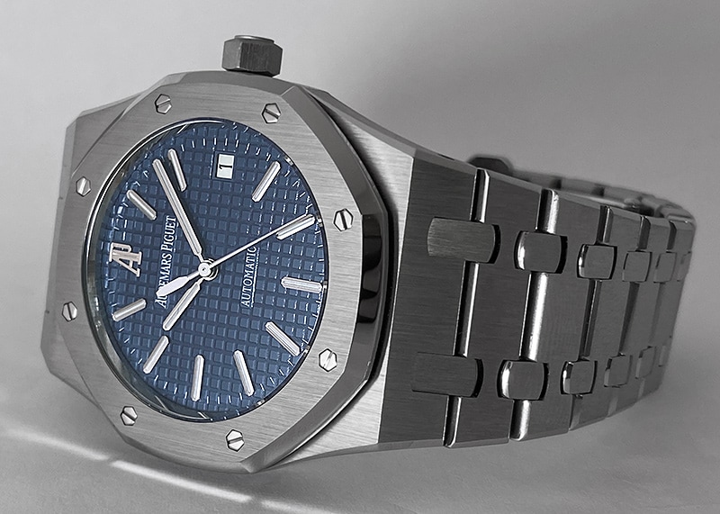 オーデマピゲ ロイヤルオーク ブルー文字盤 15300ST.OO.1220ST.02