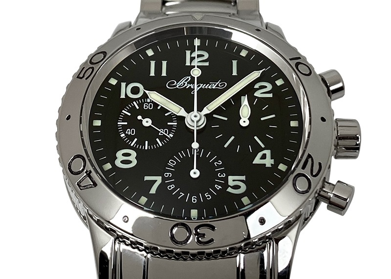ブレゲ - アエロナバル | BREGUET | 3800ST/92/SW9 | SS 黒文字盤 自動