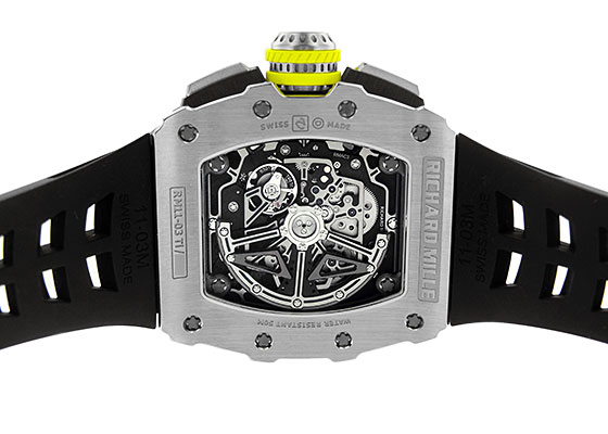 Richard Mille RM11用ベルトラバー ホワイト Richard Mille RM11用ベルトラバー ホワイト