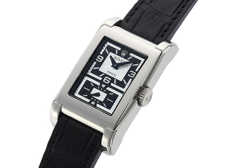ロレックス - チェリーニ プリンス | ROLEX | 5443/9 | WG 黒文字盤 手