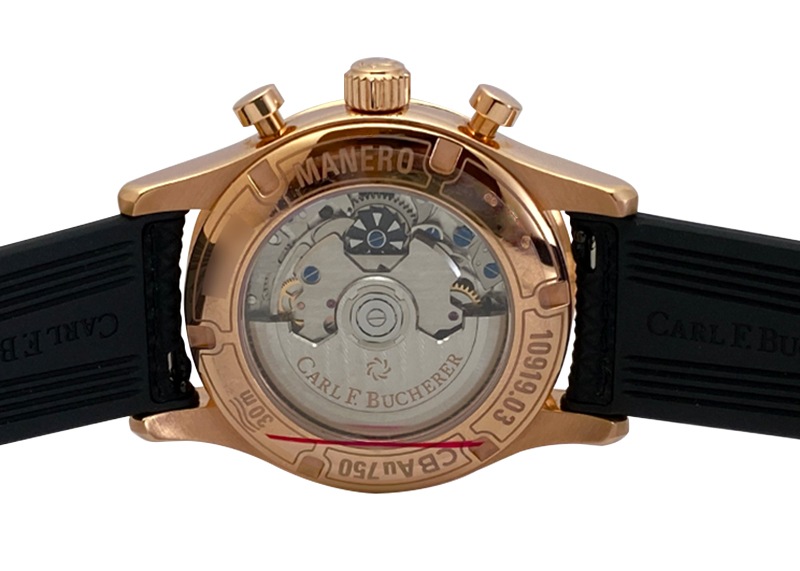 極美品 カール F. ブヘラ 純正 アリゲーター ストラップとDバックル