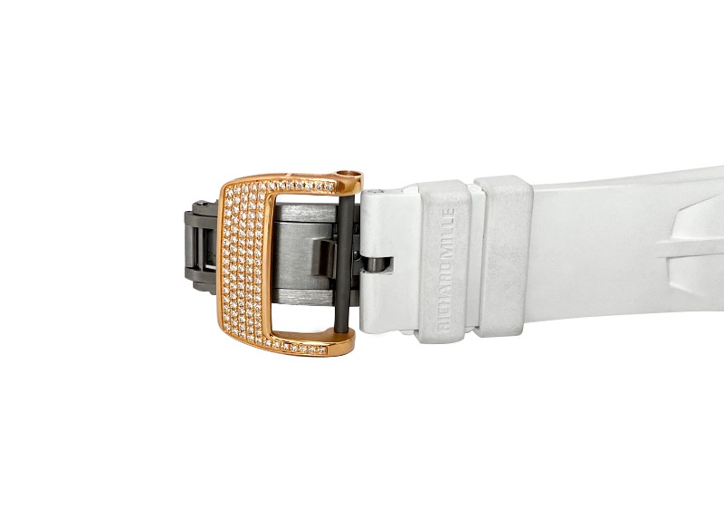 Richard Mille RM11用ベルトラバーホワイト