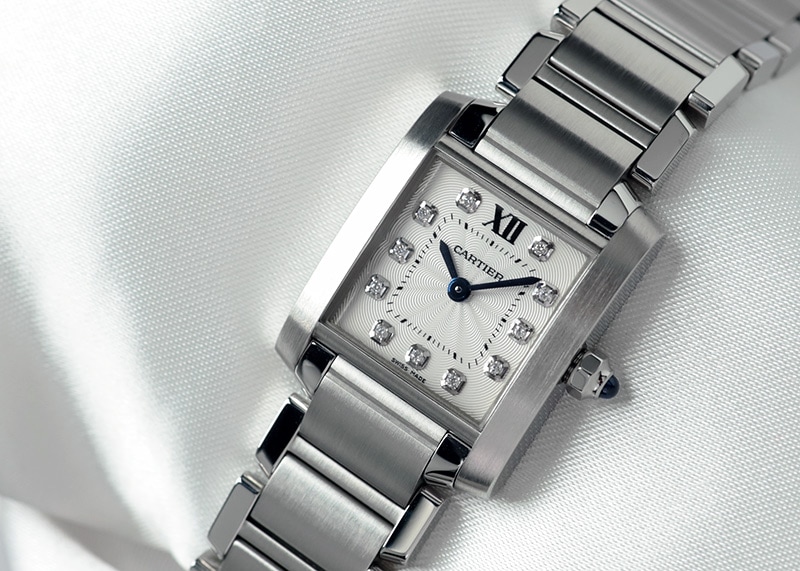 カルティエ タンクフランセーズSM・11P WE110006 SS クォーツ