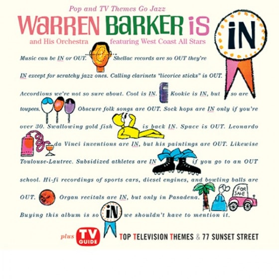 Pop And Tv Themes Go Jazz (2 LPs On 1 CD) + Bonus Track (Warren Barker)