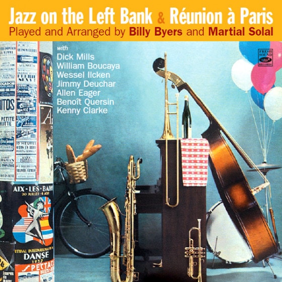Jazz On The Left Bank + Réunion à Paris (2 LP On 1 CD) (Billy Byers & Martial Solal)