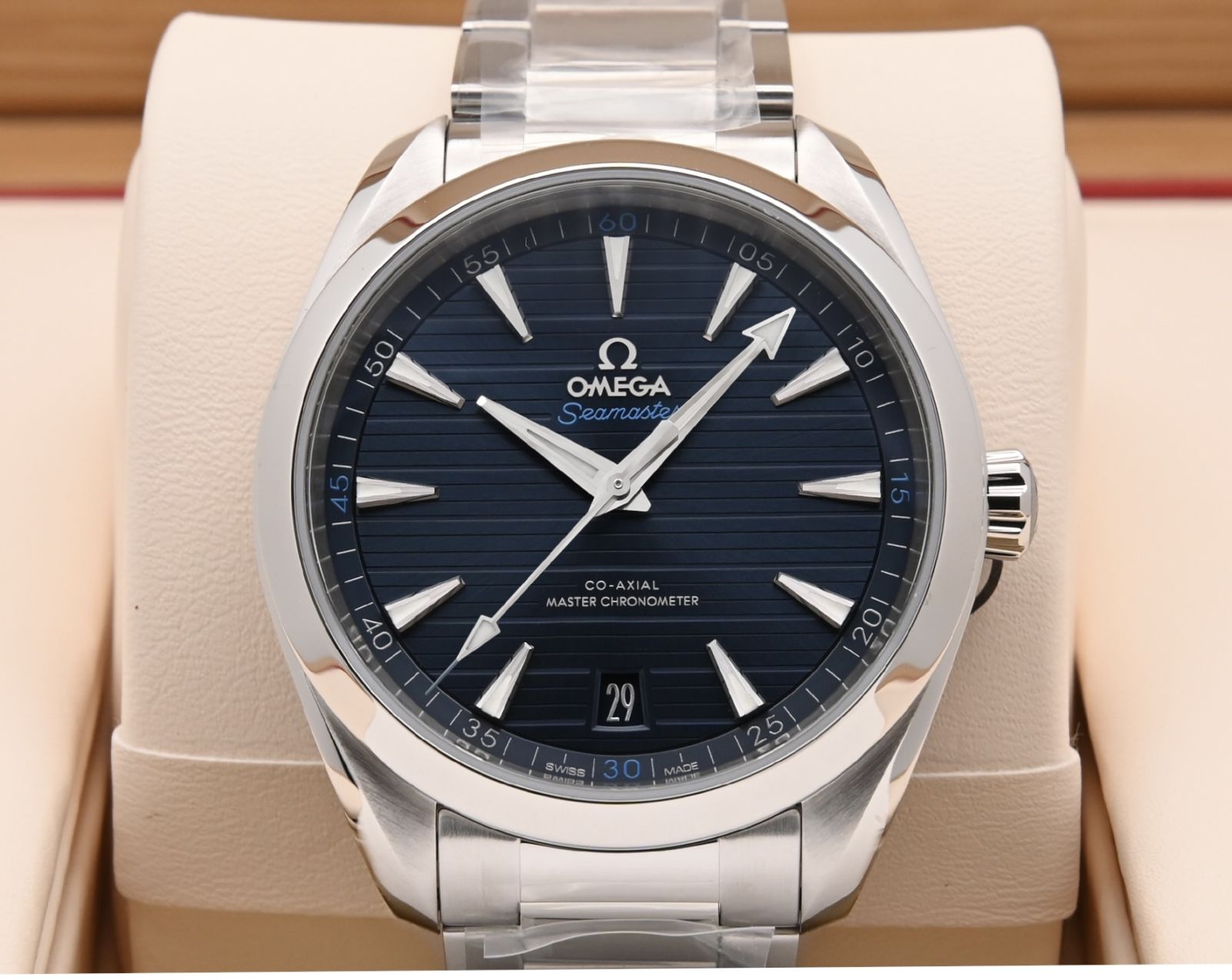 OMEGA シーマスター アクアテラ 150M 41mm ブルー文字盤 Ref.220.10