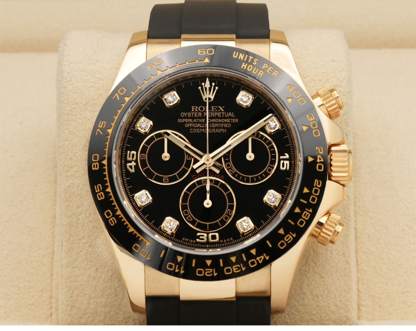 ROLEX コスモグラフ デイトナ Ref.116518LNG ブラック/8P ダイヤ 中古