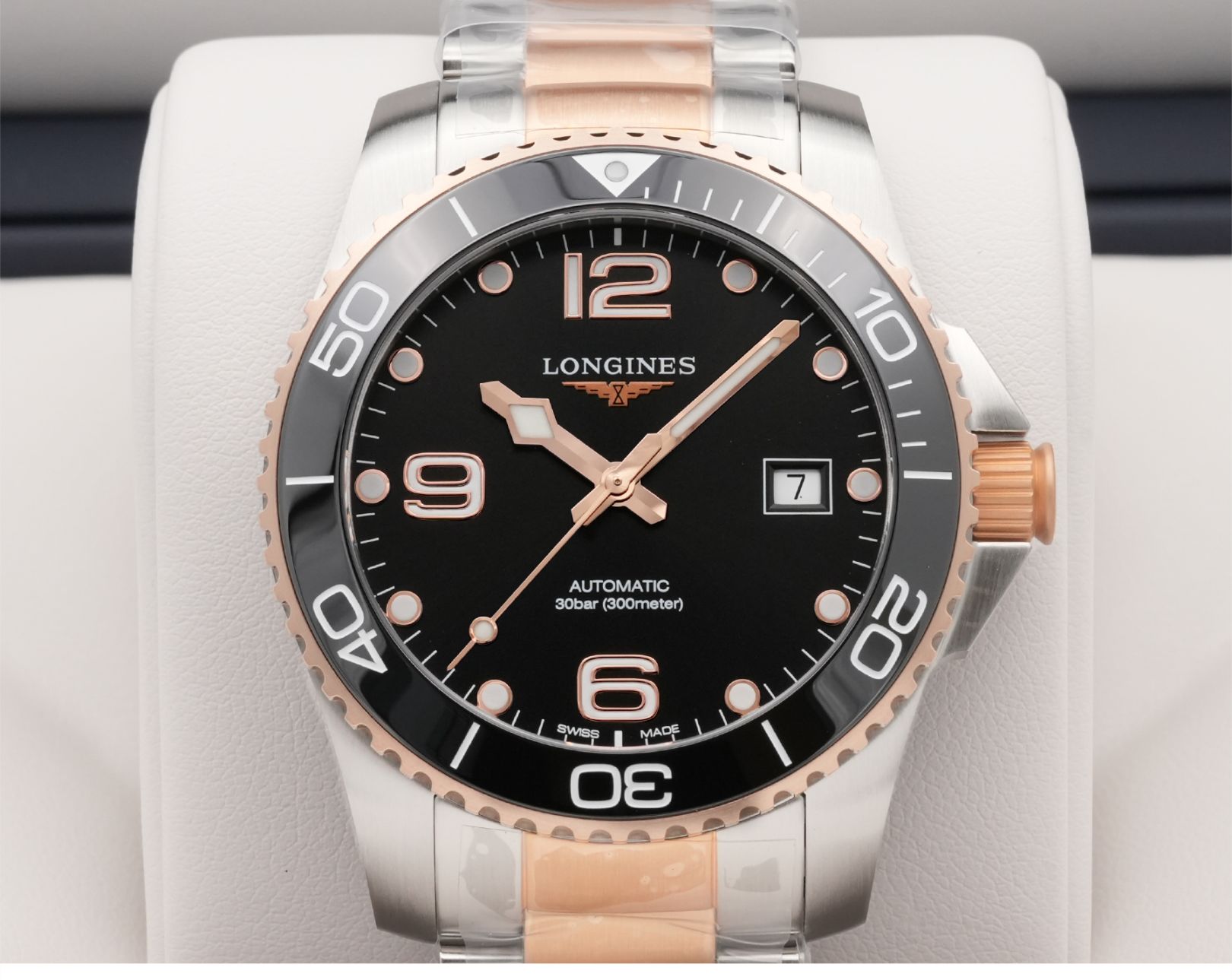 LONGINES ハイドロコンクエスト 41mm ブラック文字盤 Ref.L3.781.3