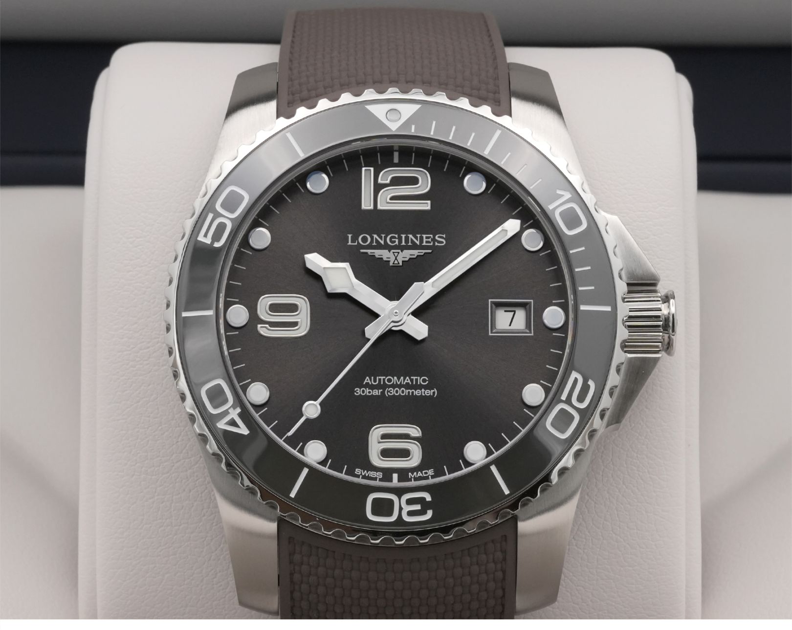 LONGINES ハイドロコンクエスト 41mm グレー文字盤 Ref.L3.781.4.76.9