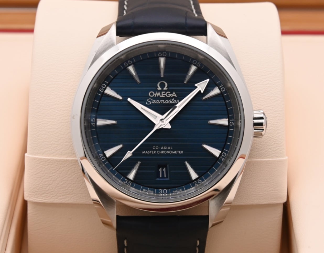 OMEGA シーマスター アクアテラ 150M 38mm ブルー文字盤 Ref.220.13