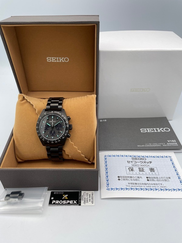 SEIKO プロスペックス スピードタイマー ソーラークロノグラフ