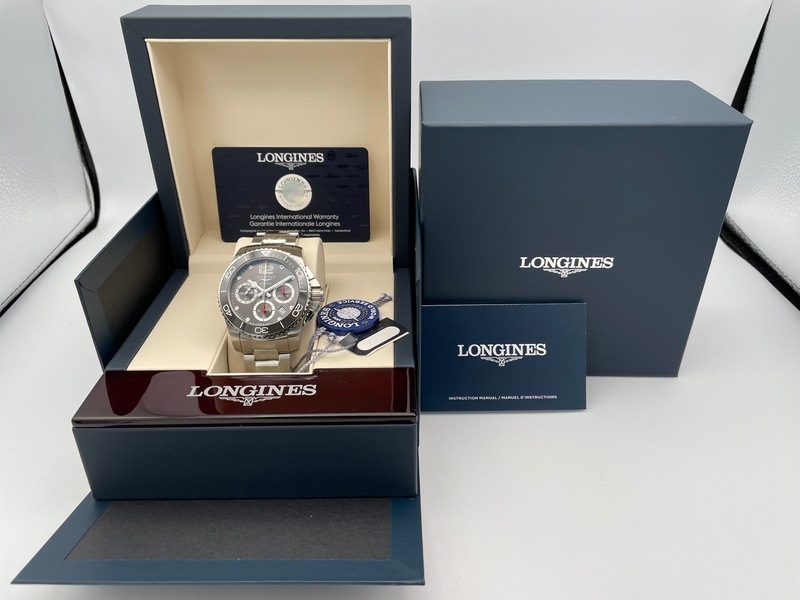 LONGINES ハイドロコンクエスト クロノグラフ 41mm グレー文字盤