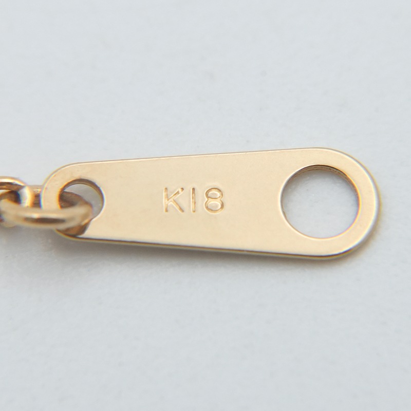 K18 喜平ネックレス 2面カットシングル 2.3g 40cm 新品通販｜CLARITY 