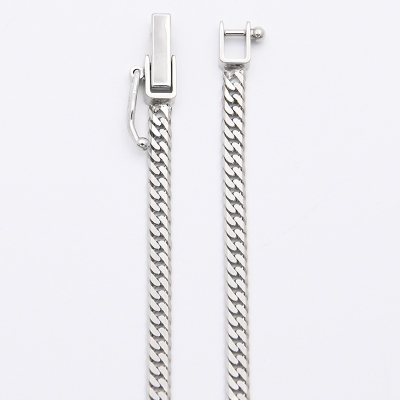 PT850(プラチナ) 喜平ネックレス 6面カットダブル 11.1g 50cm 新品通販 
