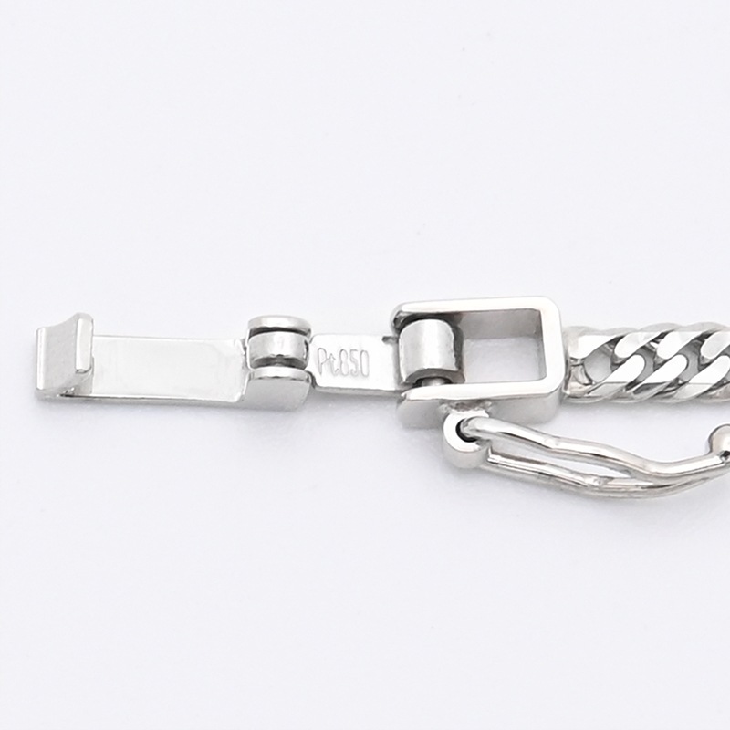 PT850(プラチナ) 喜平ネックレス 6面カットダブル 11.1g 50cm 新品通販 