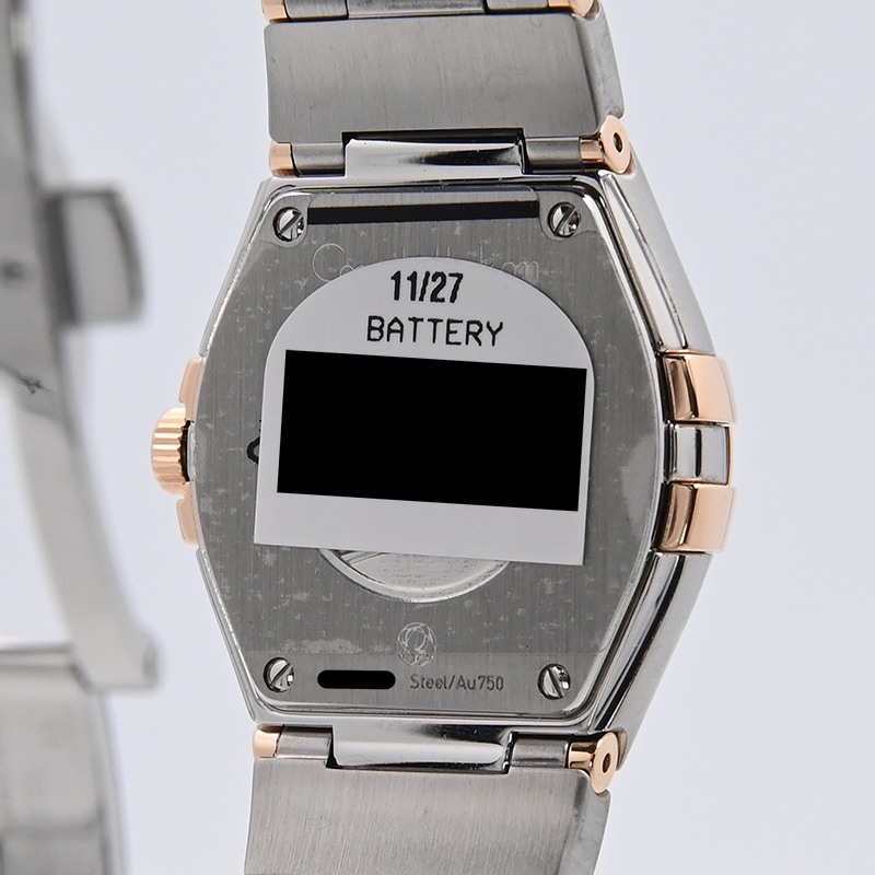 OMEGA コンステレーション クォーツ 27mm ホワイトシェル文字盤 Ref