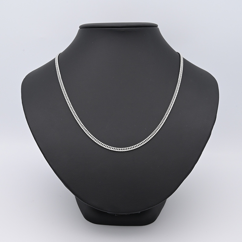 PT850(プラチナ) 喜平ネックレス 6面ダブル 20.3g 50cm 新品通販