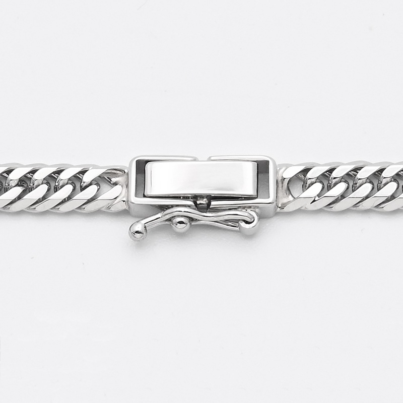 【未使用】プラチナ　Pt850 ブレスレット【新品】 PT850 8面 トリプル 100g 21cm ブレスレット プラチナ 造幣局