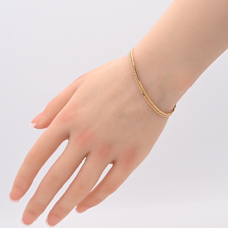 K18 喜平ブレスレット 8面カットトリプル 4.6g 16cm 新品通販