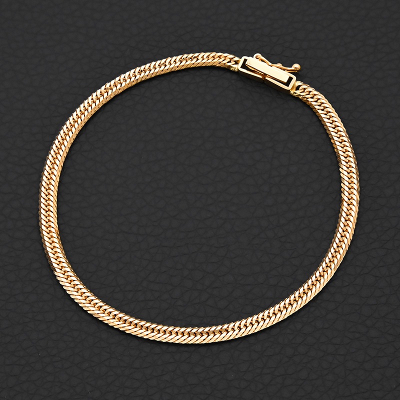 K18 喜平ブレスレット 12面カットトリプル 4.8g 17cm 新品通販